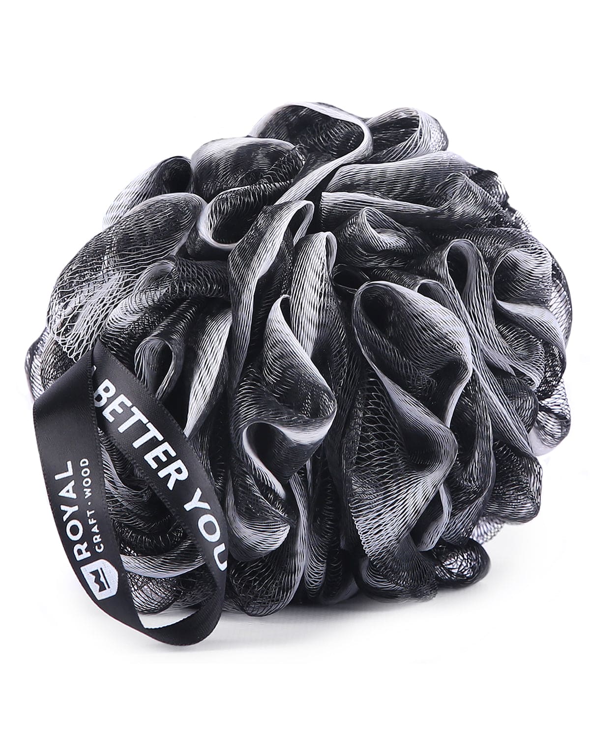 Bath Sponge Set of 3, Black