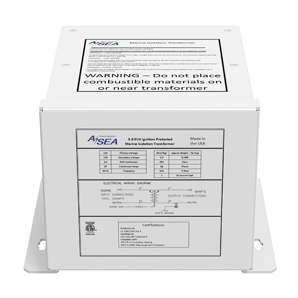 ASEA Power Systems 12 kVA Isolation Transformer