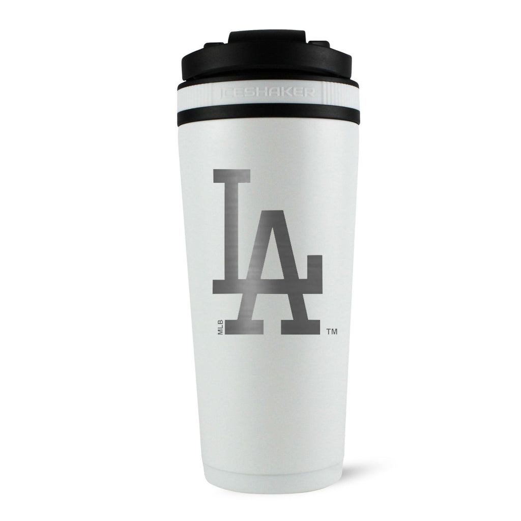 Officially Licensed Los Angeles Dodgers 26oz Ice Shaker (Alternate Logo) - White