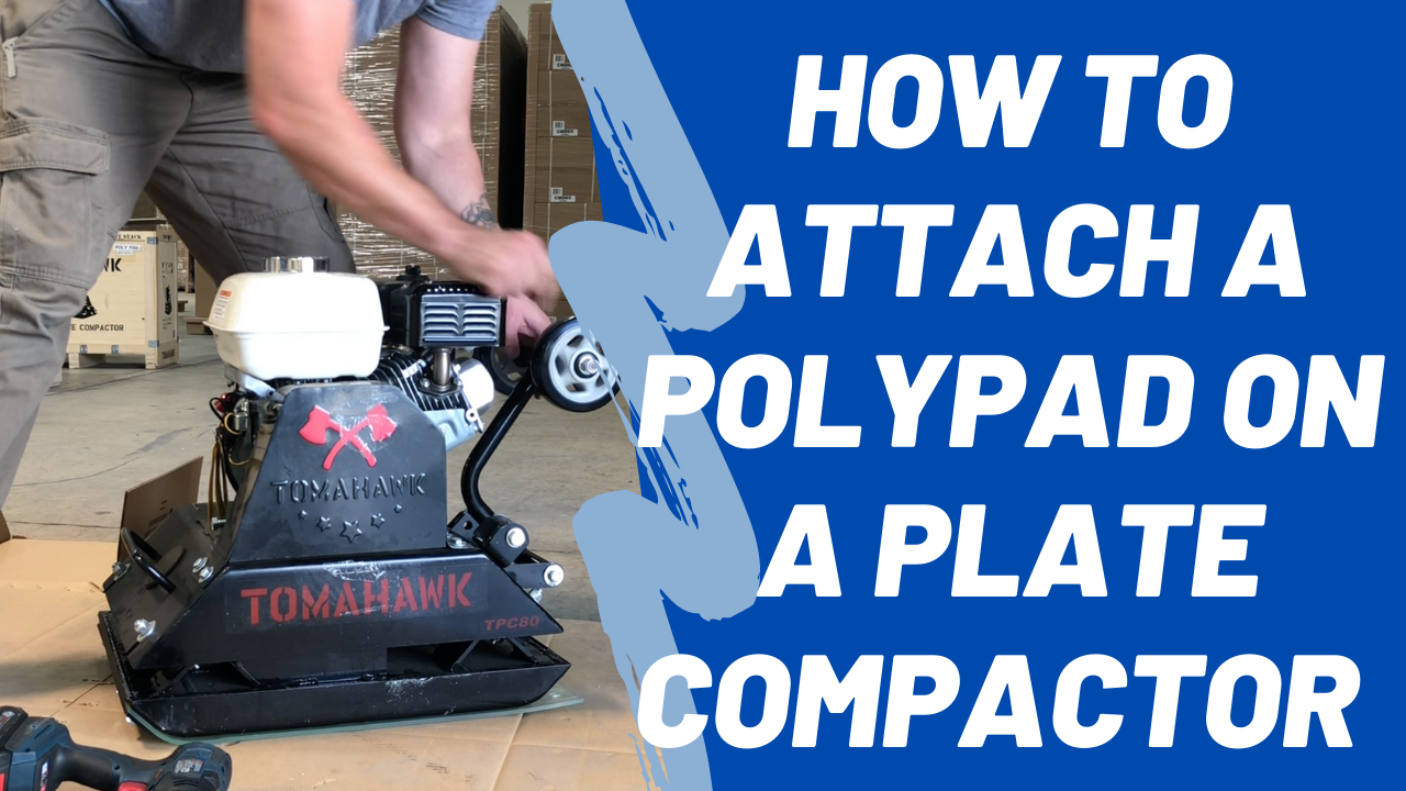 Polyurethane Paver Pad for TPC80 Plate Compactor Brick Paver Compaction