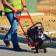 5.5 HP Honda Vibratory Plate Compactor for Soil Compaction Tamper 3 Year Warranty