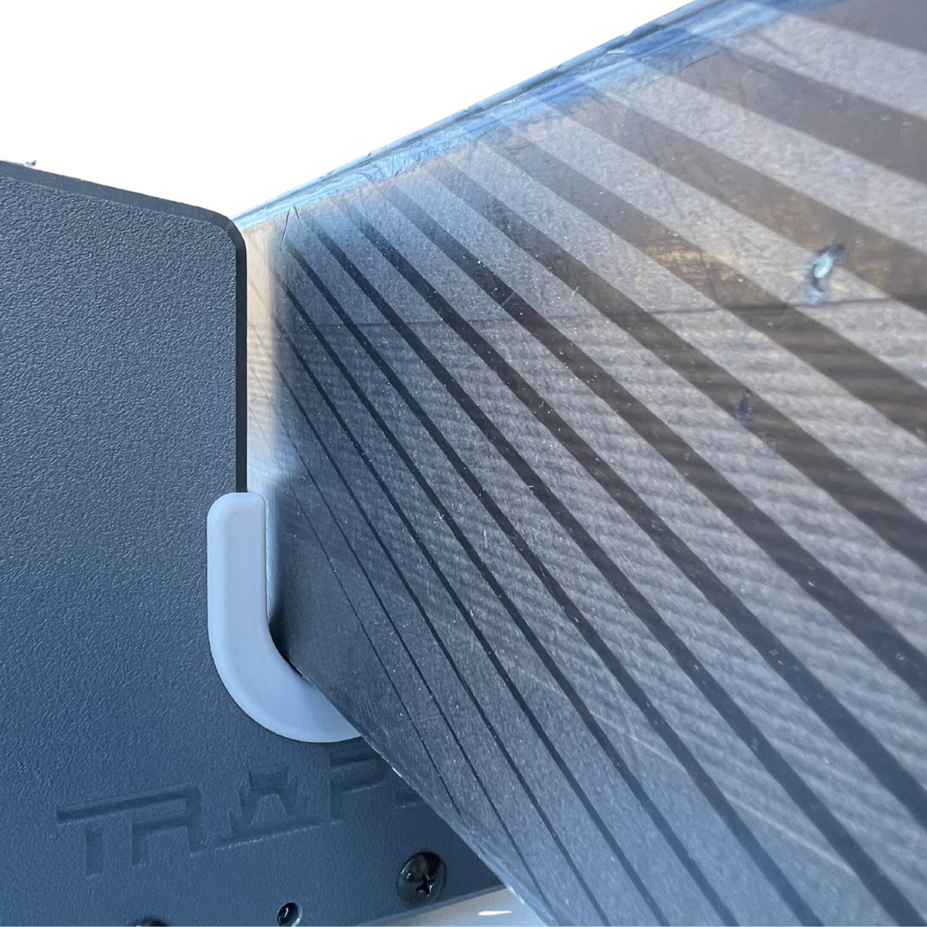 TRAPSKI Non-Skid Rubber Slot Inserts for Ski & Snowboard Racks – Gray 4-12 Packs