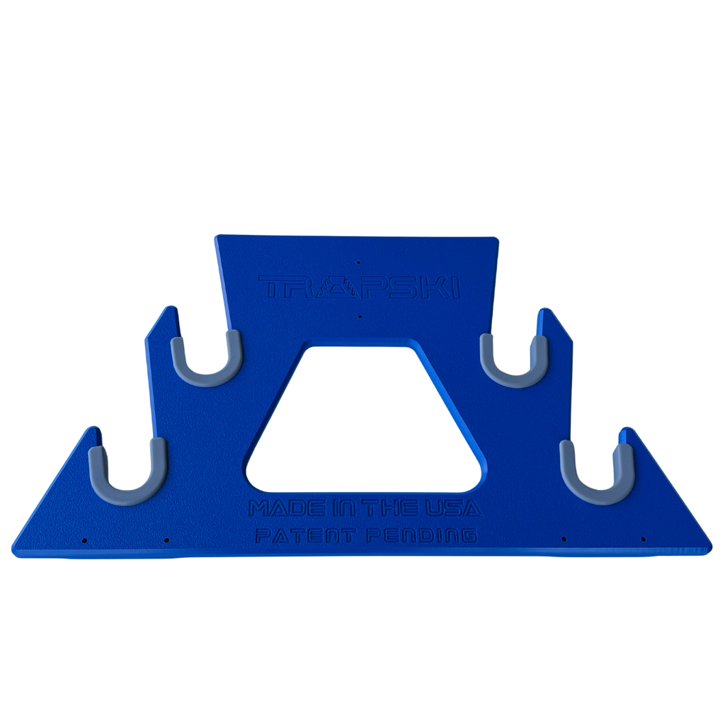 TRAPSKI Non-Skid Rubber Slot Inserts for Ski & Snowboard Racks – Gray 4-12 Packs