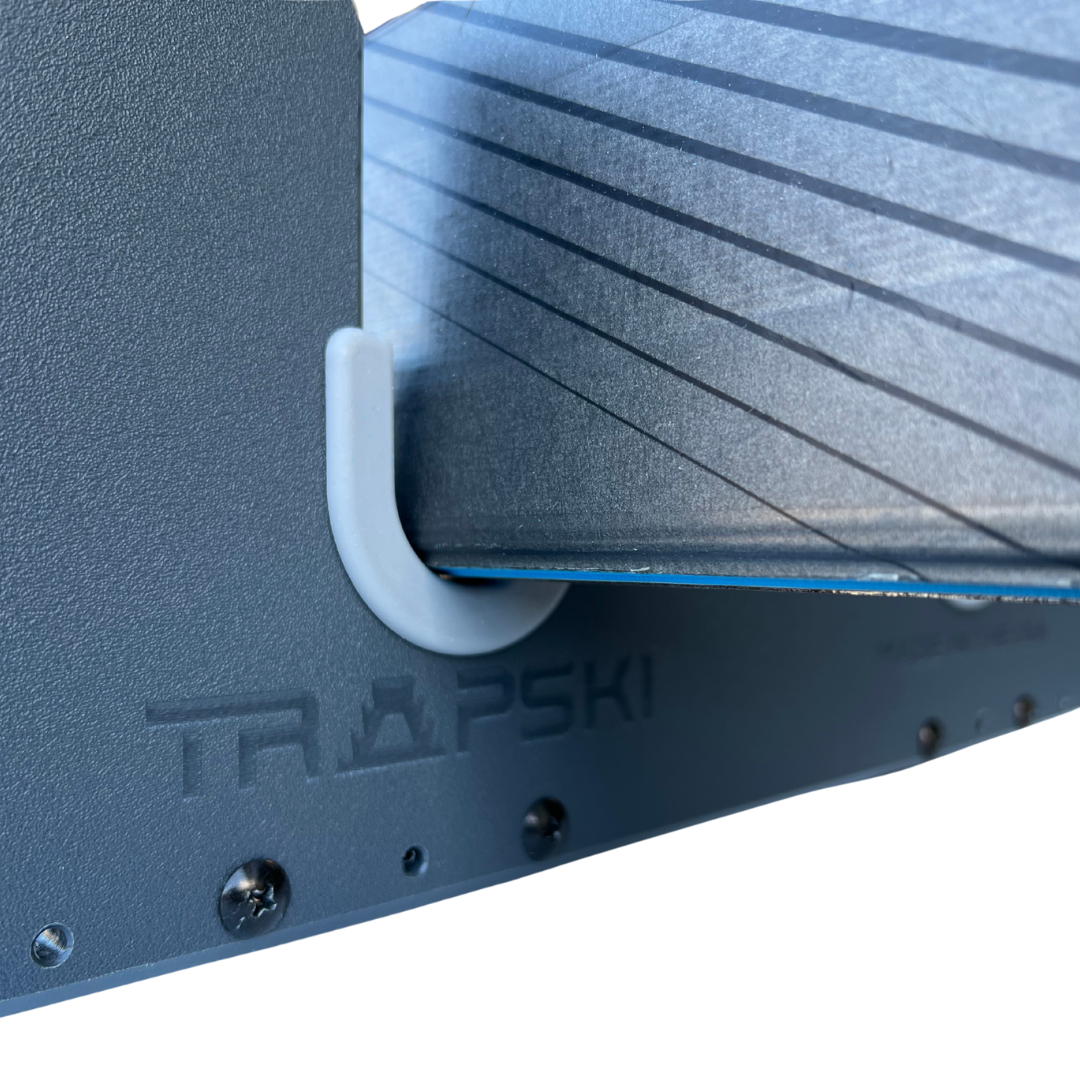 TRAPSKI Non-Skid Rubber Slot Inserts for Ski & Snowboard Racks – Gray 4-12 Packs