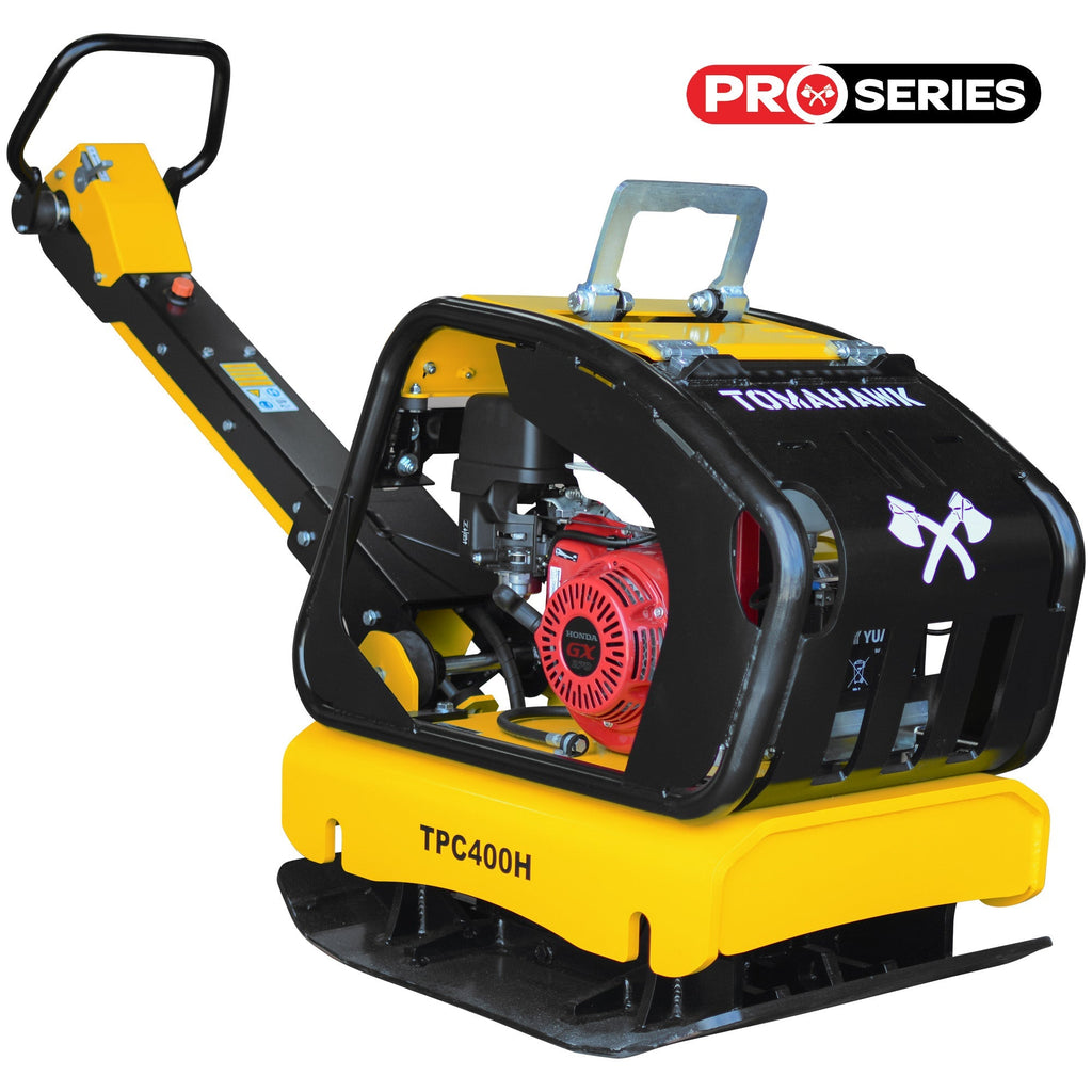 9HP Reverse Plate Compactor Honda GX270 Electric Start 11,690 lbs/ft² for Granular Cohesive Soil Compaction