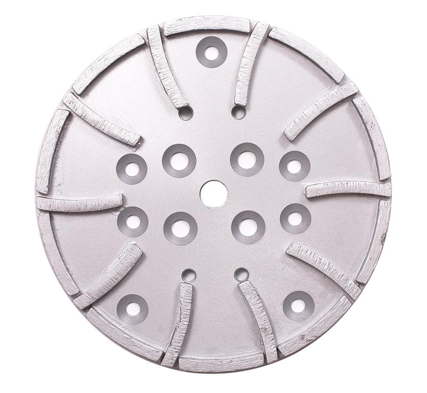 10" Grinding Wheel Diamond 20 Segments Concrete Floor Grinder Disc Blade for Leveling, Coating Removal, and Surface Prep