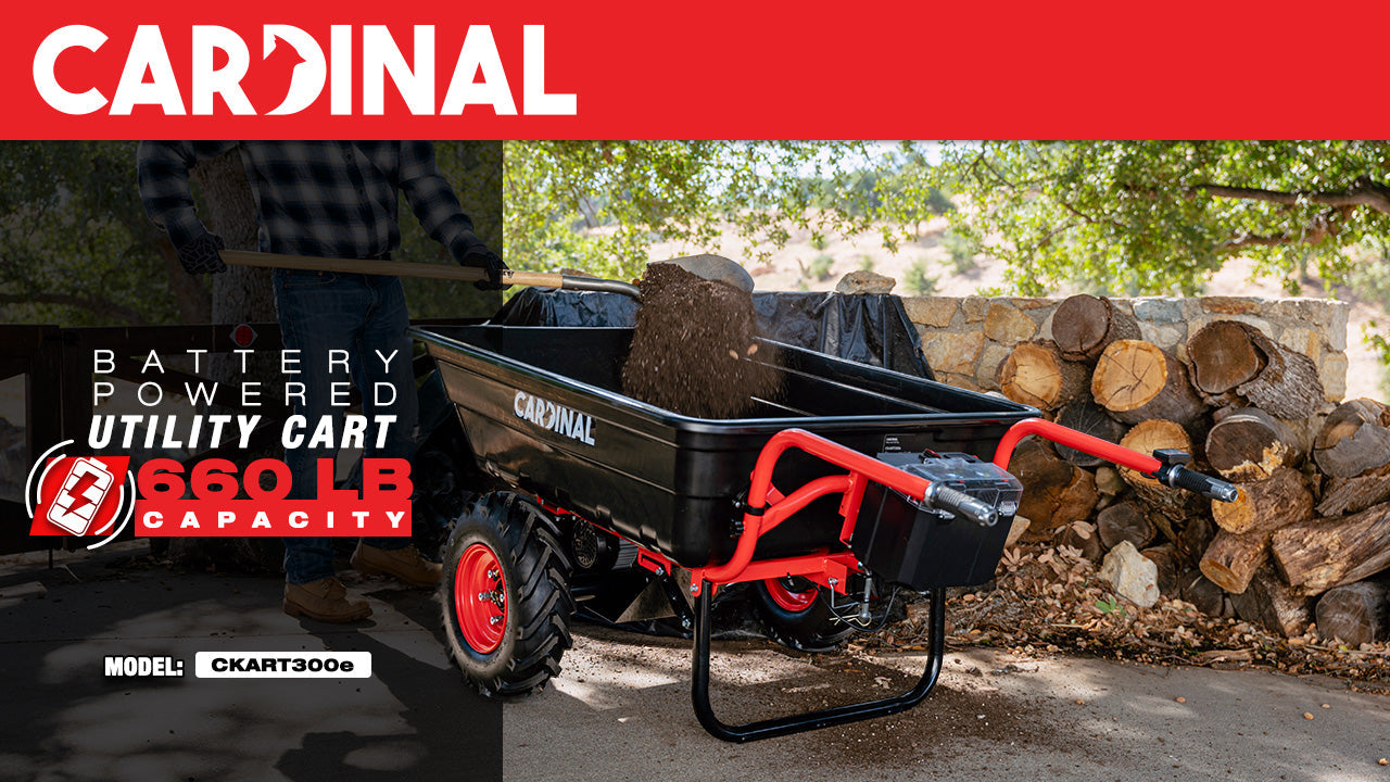 Heavy Duty Electric Utility Cart 40V Battery-Powered Wheelbarrow 660-lb. Bucket Capacity
