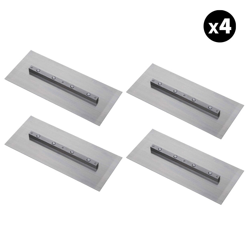 Set of 4 - 6″ x 14″ Replacement Finishing Trowel Blades Bar Mount for Tomahawk 36" Power Trowels