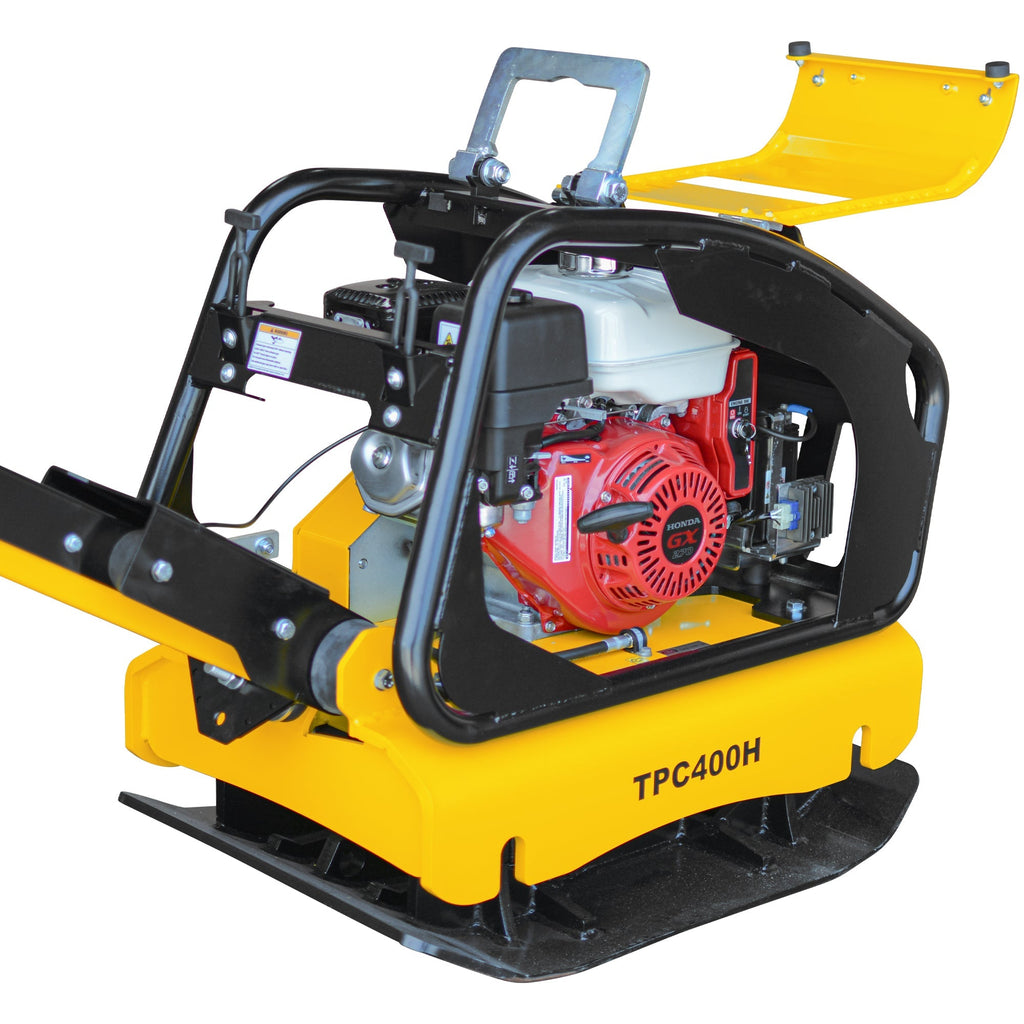 9HP Reverse Plate Compactor Honda GX270 Electric Start 11,690 lbs/ft² for Granular Cohesive Soil Compaction