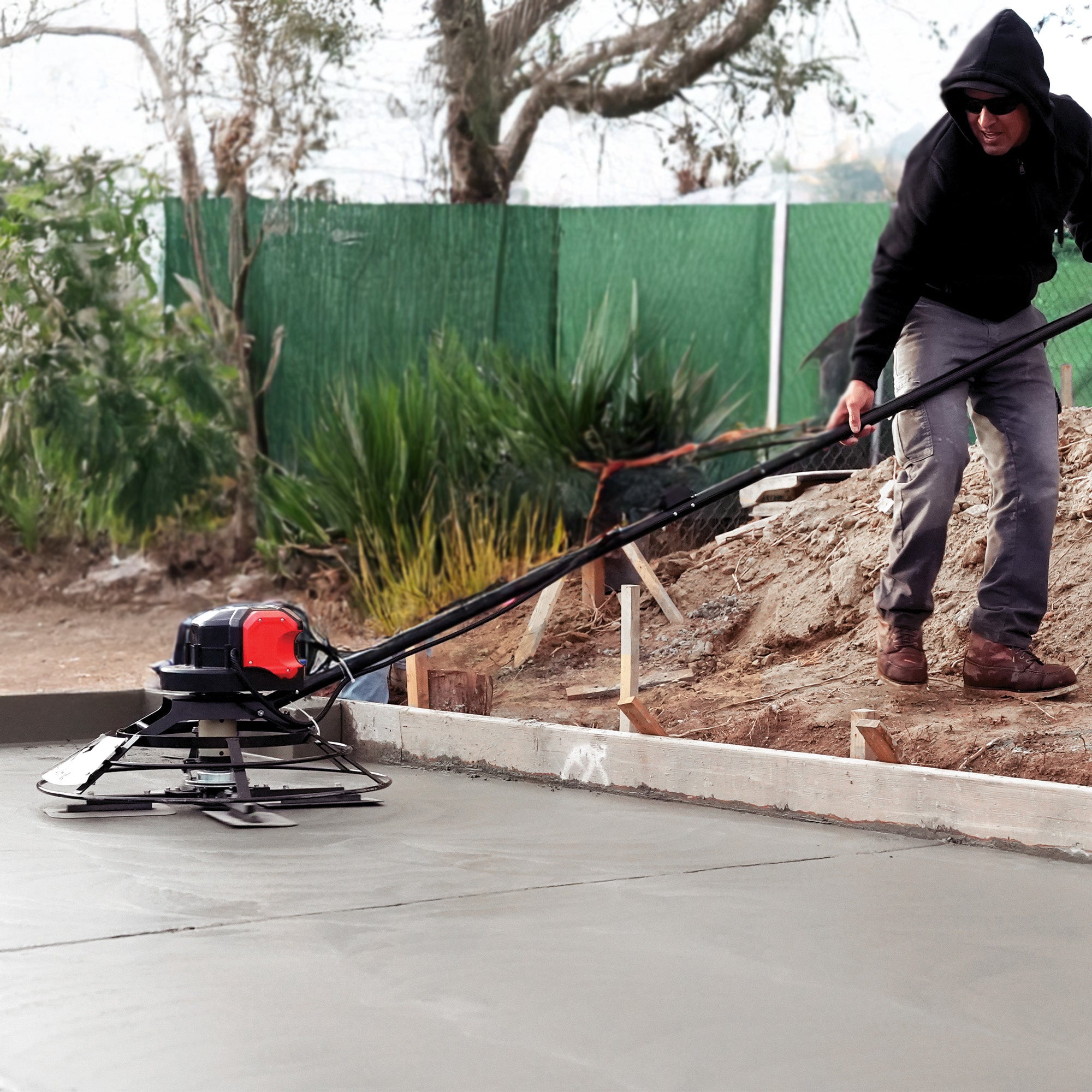 Set of 4 - 6″ x 10.5″ Replacement Combo Trowel Blades Bar Mount for Tomahawk 30" Portable Trowels