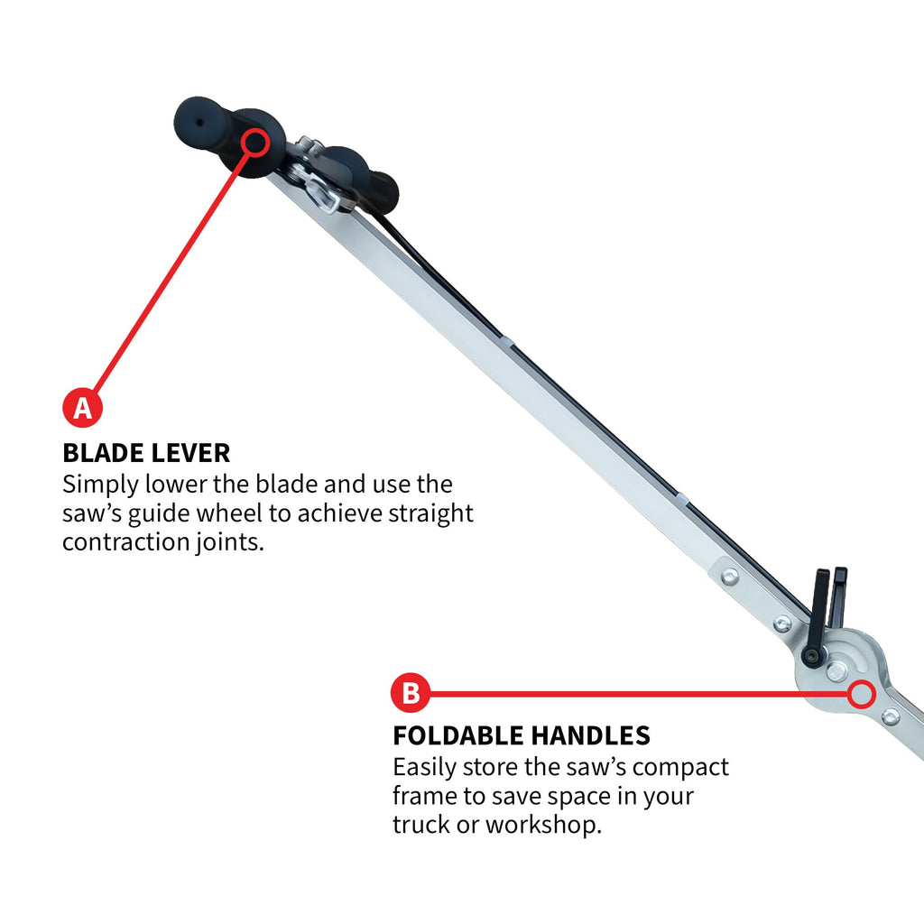 6" Electric Early Entry Green Concrete Saw with 110V Motor