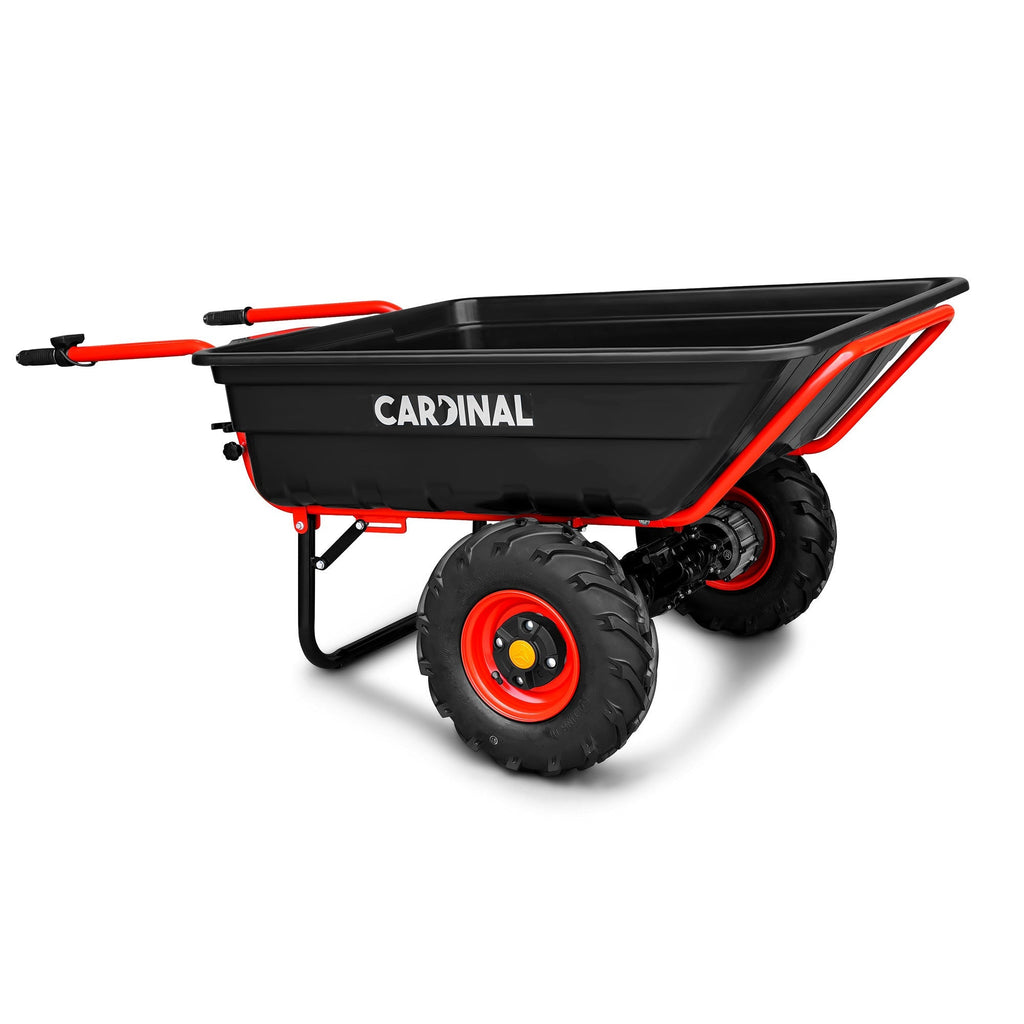 Heavy Duty Electric Utility Cart 40V Battery-Powered Wheelbarrow 660-lb. Bucket Capacity