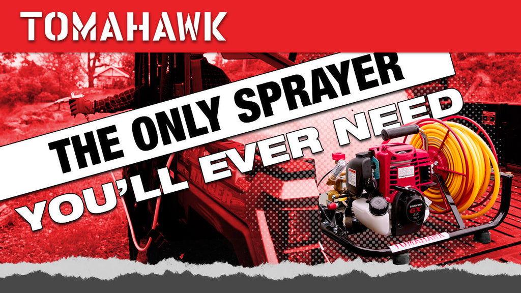 1.6HP Skid Sprayer Barrel Mount Only with Honda GX35 100ft Hose and 500 PSI Pump for Pest Control