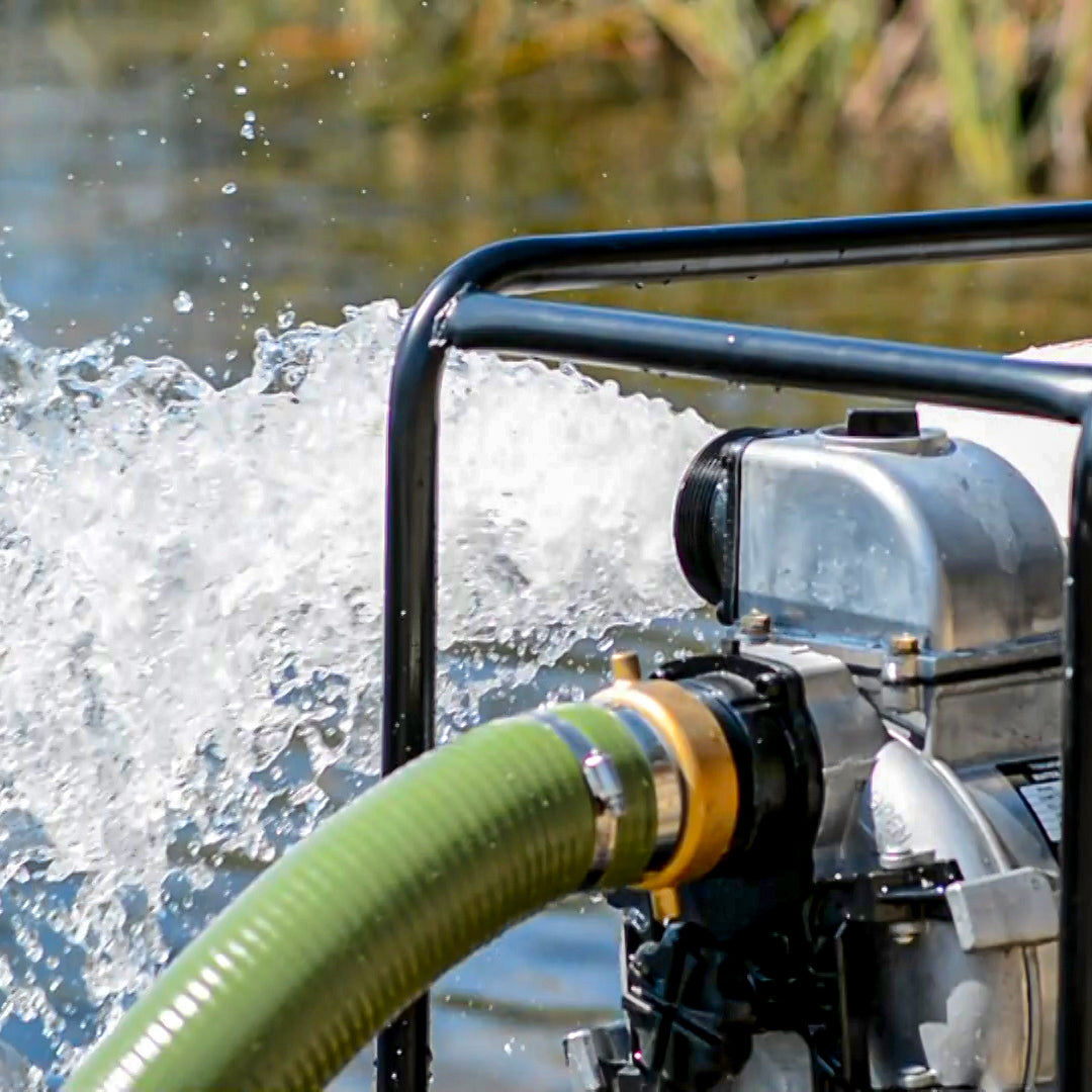 PRE ORDER: 3 Inch Trash Water Pump 375 GPM 8 HP GX270 powered by Honda Portable Utility