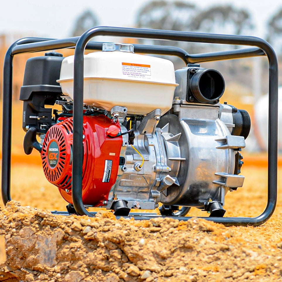 PRE ORDER: 3 Inch Trash Water Pump 375 GPM 8 HP GX270 powered by Honda Portable Utility