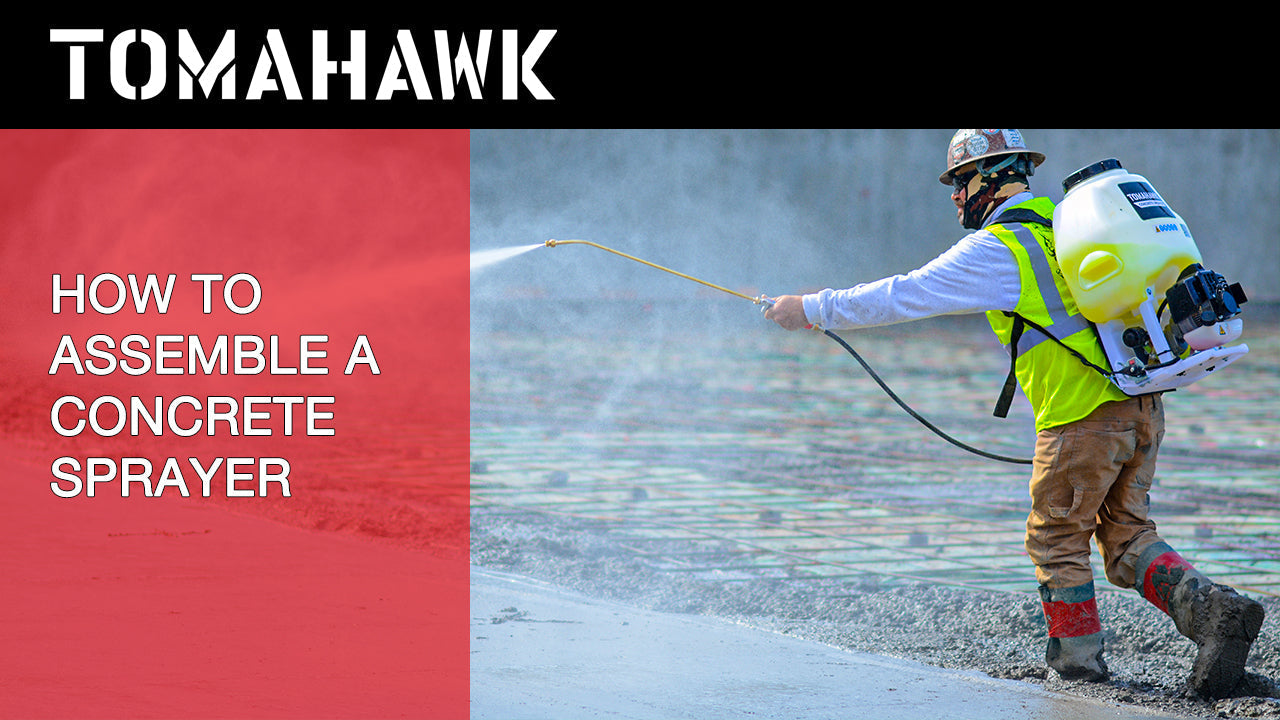 24 Inch Spray Wand Attachment Curved, with .5 GPM Fan Nozzle for Concrete Spraying