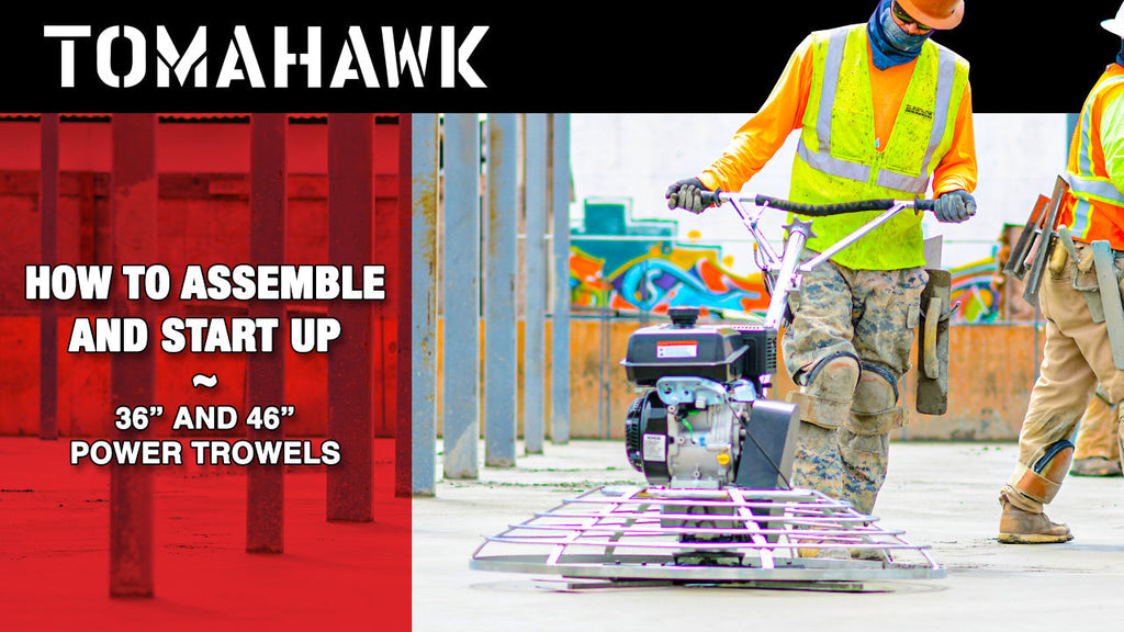 Set of 4 - 4.75″ x 9″ Replacement Combo Trowel Blades Bar Mount for Tomahawk 24" Power Trowels