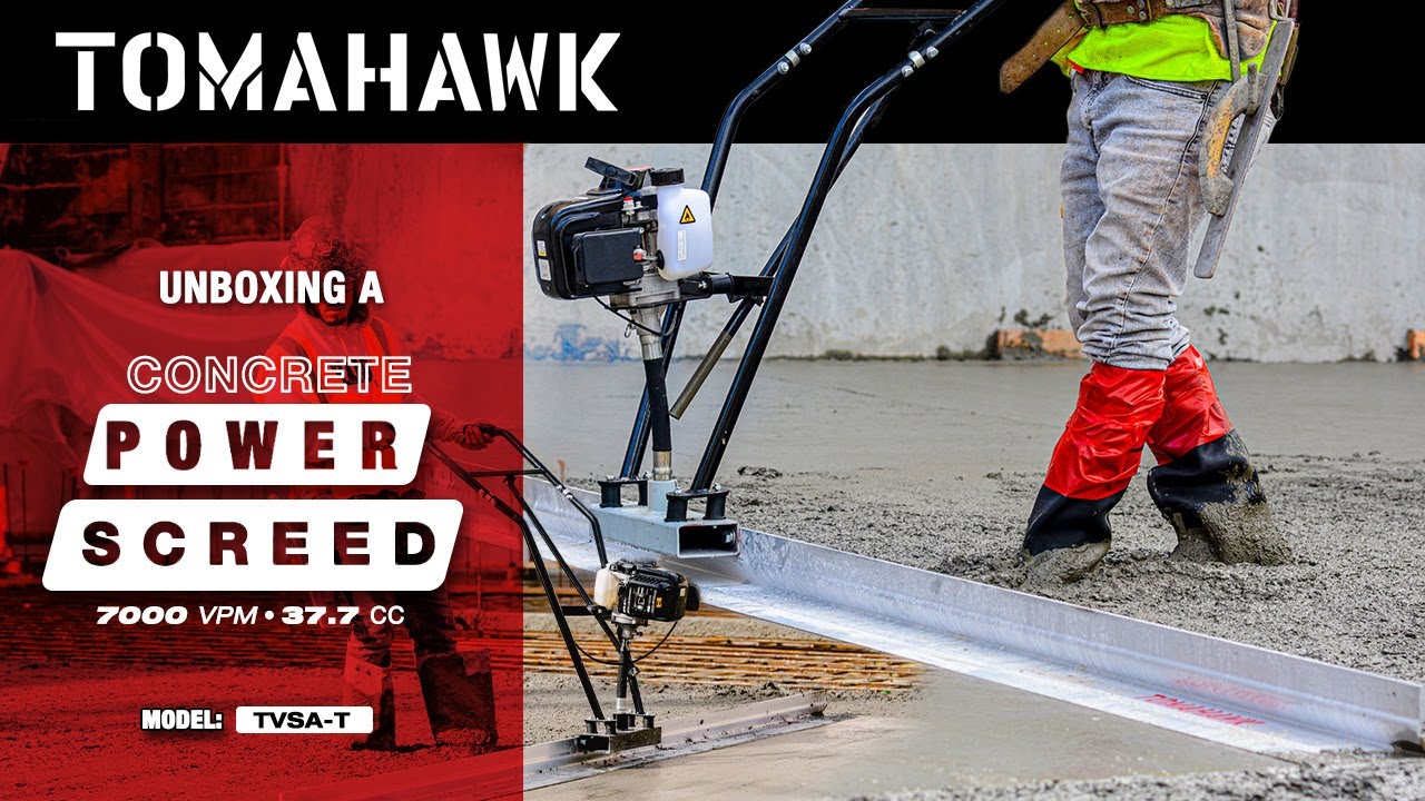 Tomahawk Power Screed Single Aluminum Blade Bundle (Choose 4ft, 6ft, 8ft, 10ft, 12ft, 14ft)