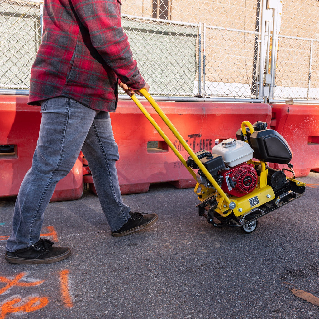 5.5 HP Honda Vibratory Plate Compactor 23x17" for Soil Asphalt Paver Compaction