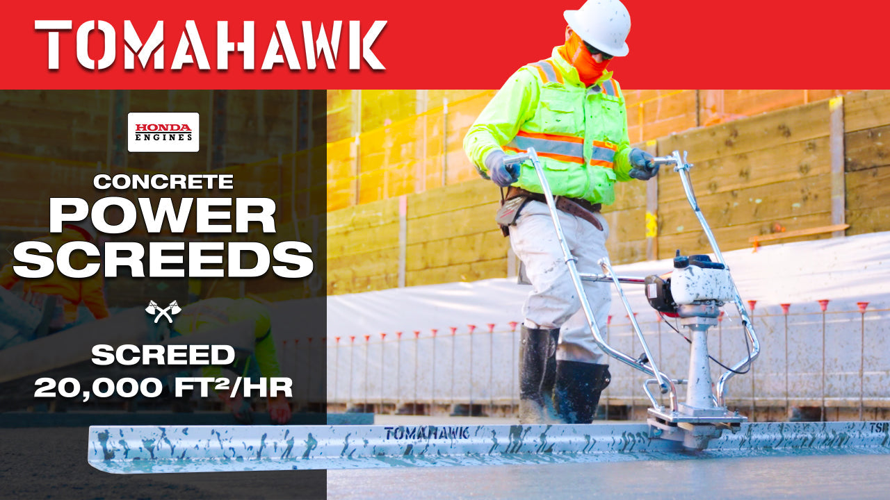 Tomahawk PRO Series Magnesium Concrete Screed Blade Bundle (Choose 3 Boards)