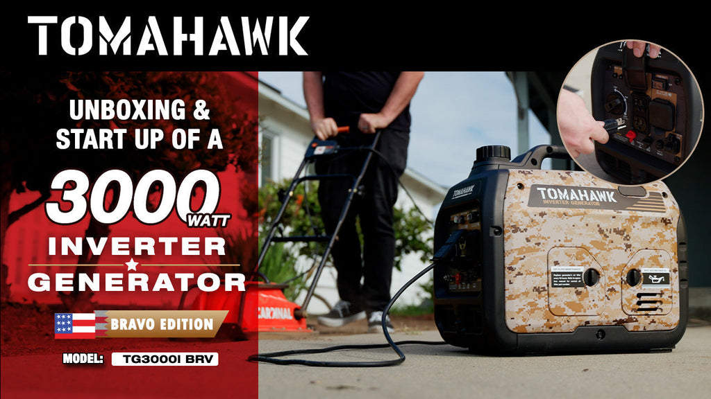 3000 Watt Inverter Generator Super Quiet Portable Gas Power Professional Use - Camo Special Edition