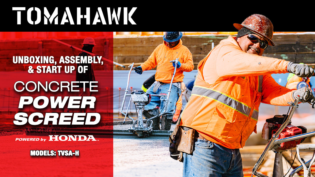 Tomahawk PRO Series Honda Concrete Power Screed Three Magnesium Blade Bundle (Choose 3 Boards)